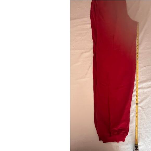 VTG Nautica Sweatpants Mens Classic Red Black Toggles Size L - Picture 4 of 7